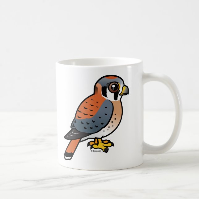 Niedlicher amerikanischer Kestrel Tasse (Rechts)