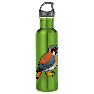 Niedlicher amerikanischer Kestrel Trinkflasche