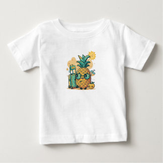 Niedlicher Ananas Baby Bodysuit - Tropical Summer T-shirt
