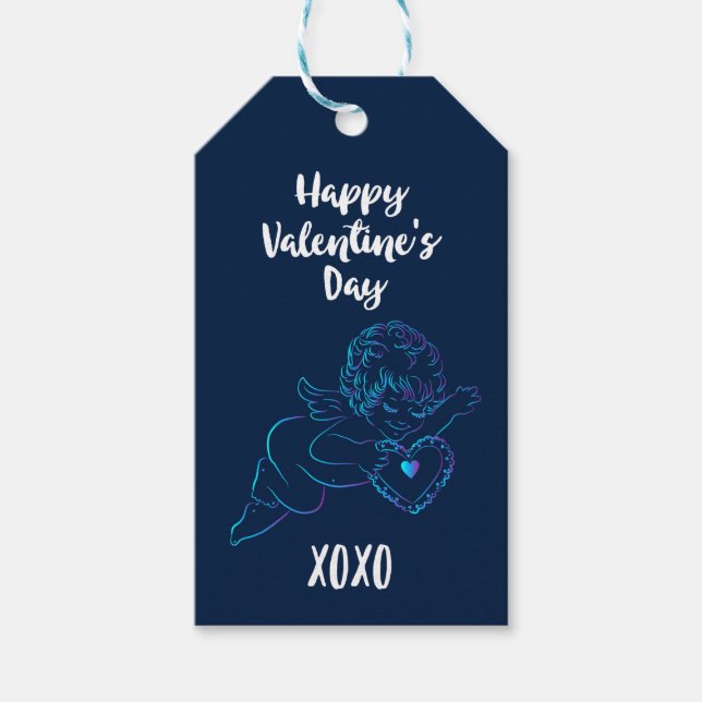 Niedlicher Angel Cherub am Lago Maggiore Geschenkanhänger (Vorderseite)