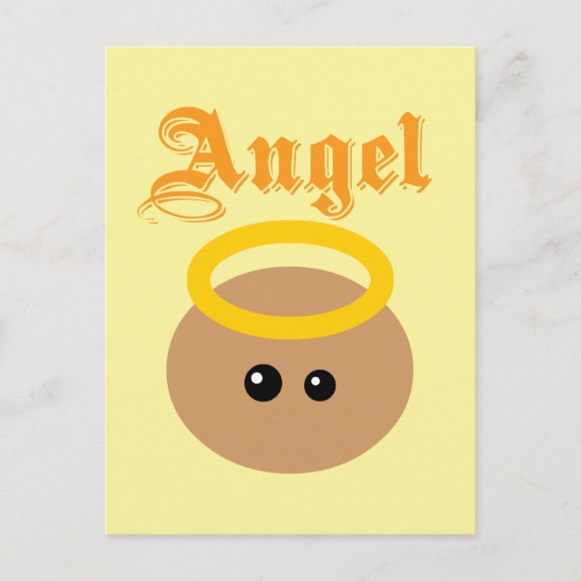 Niedlicher Angel Postkarte (Vorderseite)