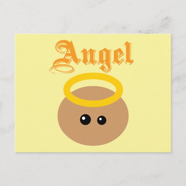 Niedlicher Angel Postkarte (Vorderseite)