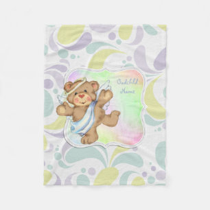 Niedlicher Angel Teddybear Godchild Geschenke Pers Fleecedecke