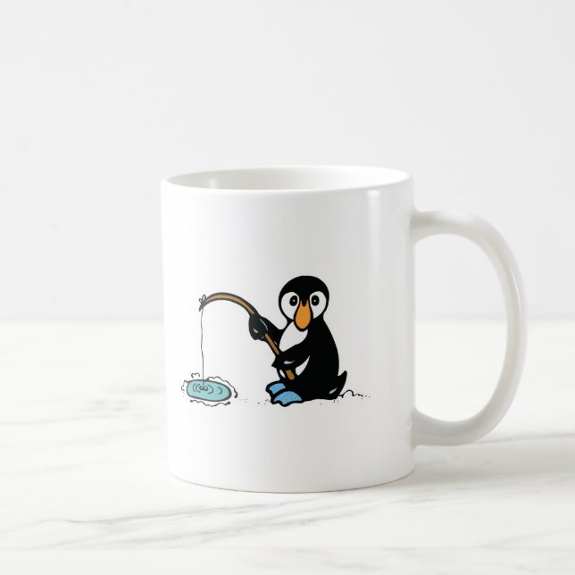 niedlicher Angelpinguin Tasse (Rechts)