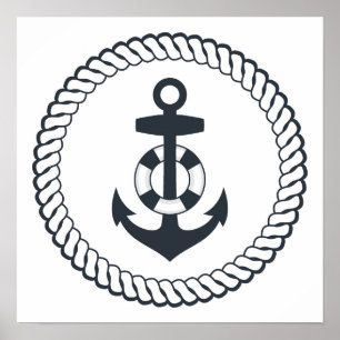 Niedlicher Anker Poster