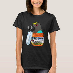 Niedlicher Antidepressiv Parrot I Meyers Parrot T-Shirt