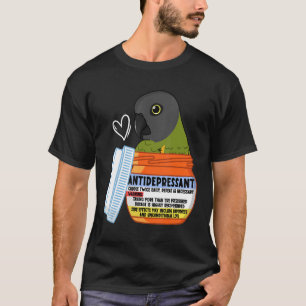 Niedlicher Antidepressiv Parrot I Senegal Parrot T-Shirt
