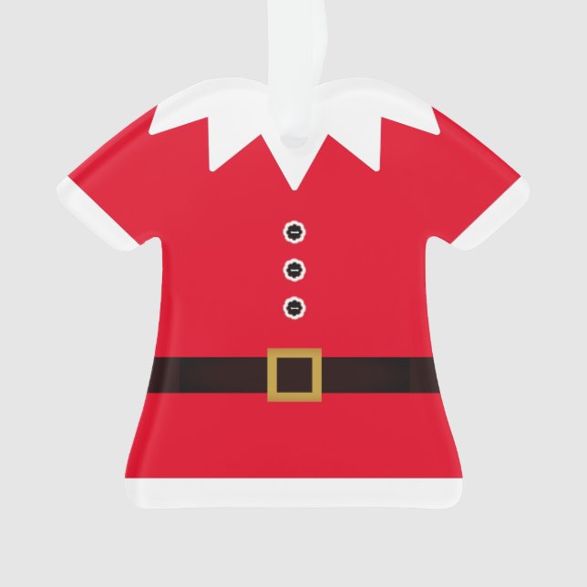 Niedlicher Anzug von Weihnachtselfen Figurine Pers Ornament (Vorderseite)