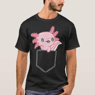 Niedlicher Aolotl in einem Taschen Funny Aolotls A T-Shirt