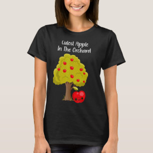 Niedlicher Apfel im Obstgarten Apfelpökel Saison T T-Shirt