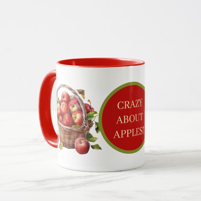 Niedlicher Apfelwein Tasse (Vorderseite Links)