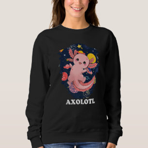 Niedlicher Aquarium-Besitzer Axolotl Amphibien Sweatshirt