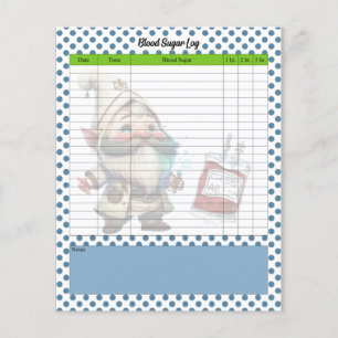Niedlicher Arzt Gnome Blutzuckerprotokoll
