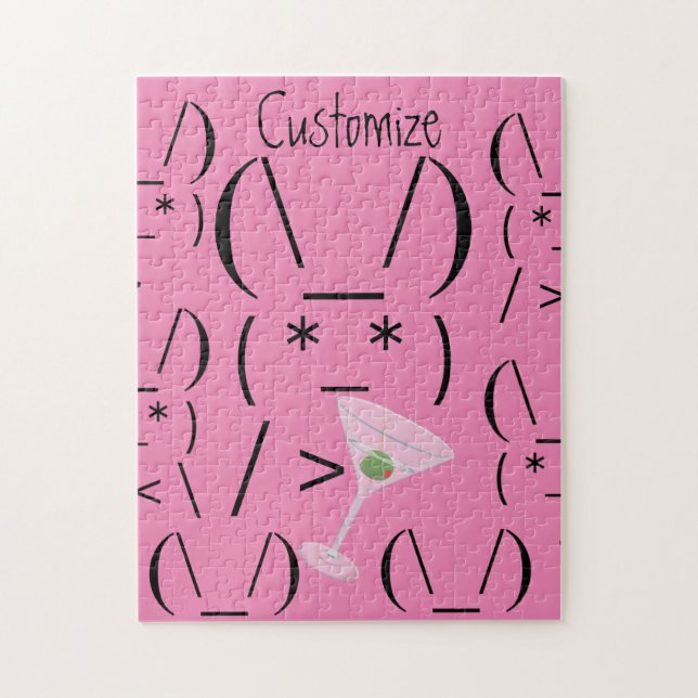 Niedlicher ascii-Hasen-Stei Thunder_Cove Puzzle (Vertikal)