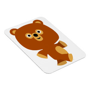 Niedlicher assertiver Cartoon Bärenflexibilität Magnet