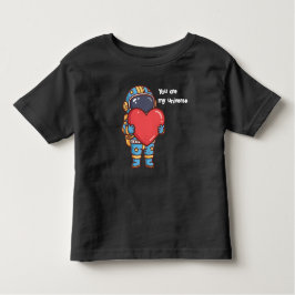 Niedlicher Astronaut, Herz meiner Universum-Liebe Kleinkind T-shirt