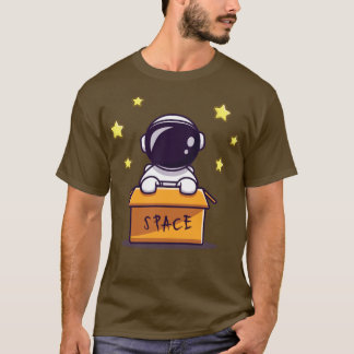 Niedlicher Astronaut in Feld 1 T-Shirt