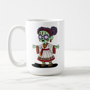 Niedlicher äthiopischer Zombie Kaffeetasse