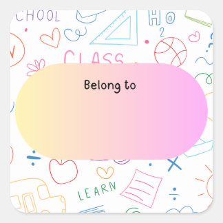 Niedlicher Aufkleber