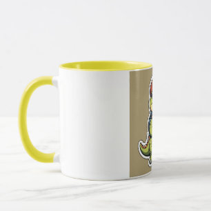Niedlicher Aufkleber Dinosaurier Tasse