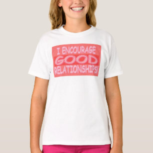 Niedlicher Ausdruck Design gute BEZIEHUNGEN. Jetzt T-Shirt