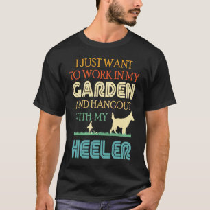 Niedlicher australischer Rinderhund Red Blue Heele T-Shirt