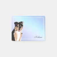 Niedlicher australischer Schäferhund Pastel Ombre 