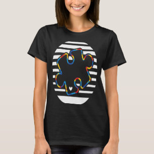 Niedlicher Autismus Sensibilisierungstag Rätsel 70 T-Shirt