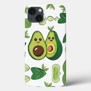 Niedlicher Avocado Couple Phone Case Funny Kawai