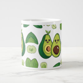 Niedlicher Avocado Couple Phone Case | Funny Kawai Jumbo-Tasse