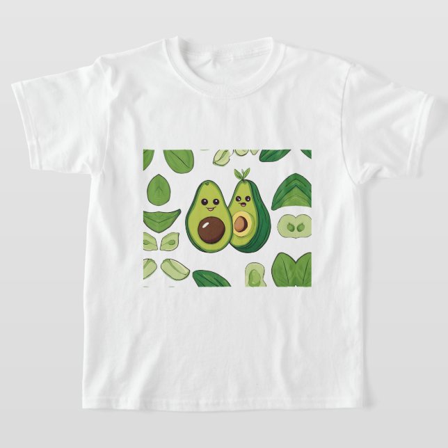 Niedlicher Avocado Couple Phone Case | Funny Kawai T-Shirt (Ablage )