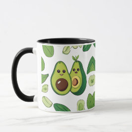 Niedlicher Avocado Couple Phone Case | Funny Kawai Tasse