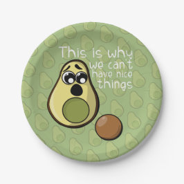 Niedlicher Avocado Das ist der Grund, warum wir ke Pappteller