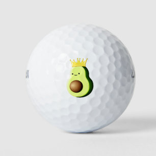 Niedlicher Avocado der König aller Früchte Golfball