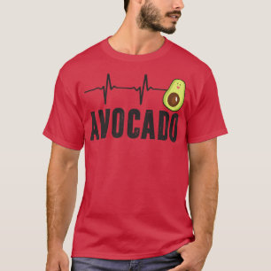 Niedlicher Avocado Heartbeat, Vegan für Männer Fra T-Shirt