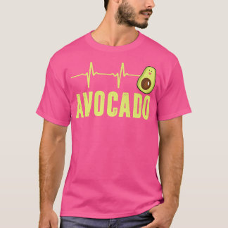 Niedlicher Avocado Heartbeat, Vegan für Männer Fra T-Shirt