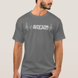 Niedlicher Avocado Heartbeat, Vegan für Männer Fra T-Shirt
