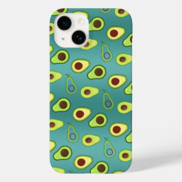 Niedlicher Avocado-Schnitt Sommer Grün Farbverlauf Case-Mate iPhone 14 Hülle