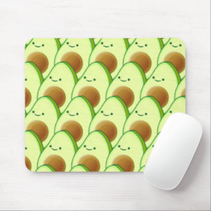 Niedlicher Avocado überall Zeichnend Mousepad