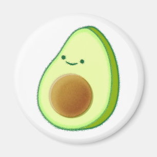 Niedlicher Avocado Zeichnend Magnet