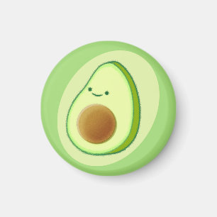 Niedlicher Avocado Zeichnend Magnet