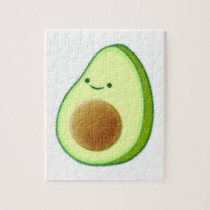 Niedlicher Avocado Zeichnend Puzzle