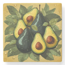 Niedlicher Avocados-Untersetzer