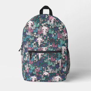 Niedlicher Axolotl-Backpack Bedruckter Rucksack