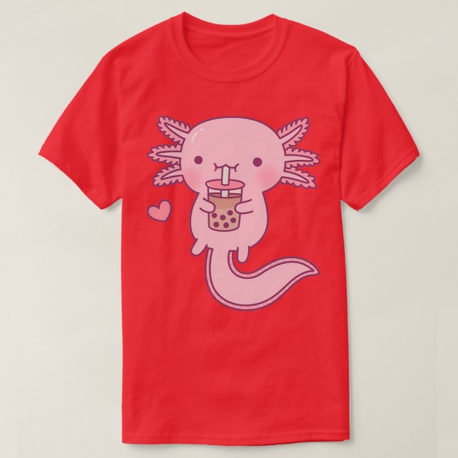Niedlicher Axolotl Drink Bubble Tee (Design vorne)