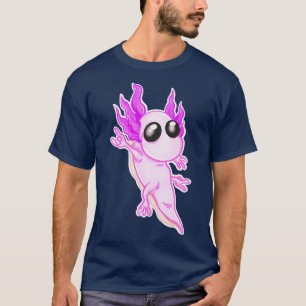 Niedlicher Axolotl Funny Salamander Amphibien T-Shirt
