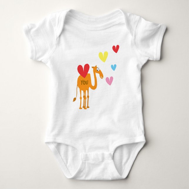 Niedlicher Baby-Anzug mit Kamel Baby Strampler (Vorderseite)