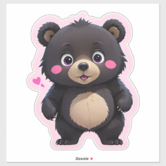 Niedlicher Baby-Bär Aufkleber