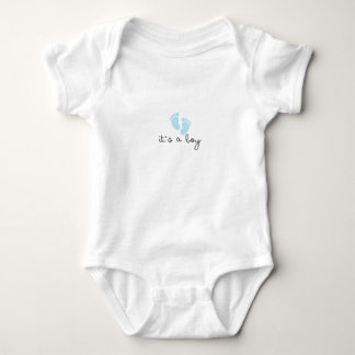 Niedlicher Baby Bodysuit mit Fußabdruck Strampler