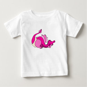 Niedlicher Baby-Drache in der Windel Baby T-shirt